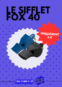Sifflet FOX40 classic bleu